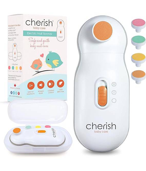 Baby electronic nail trimmer